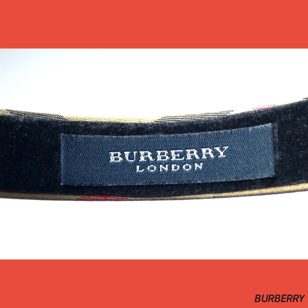 SOLD! BURBERRY Nova Check Plaid Women’s Headband - Picture 8 of 8